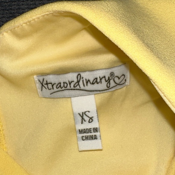 Yellow Short Dress - Picture 4 of 4